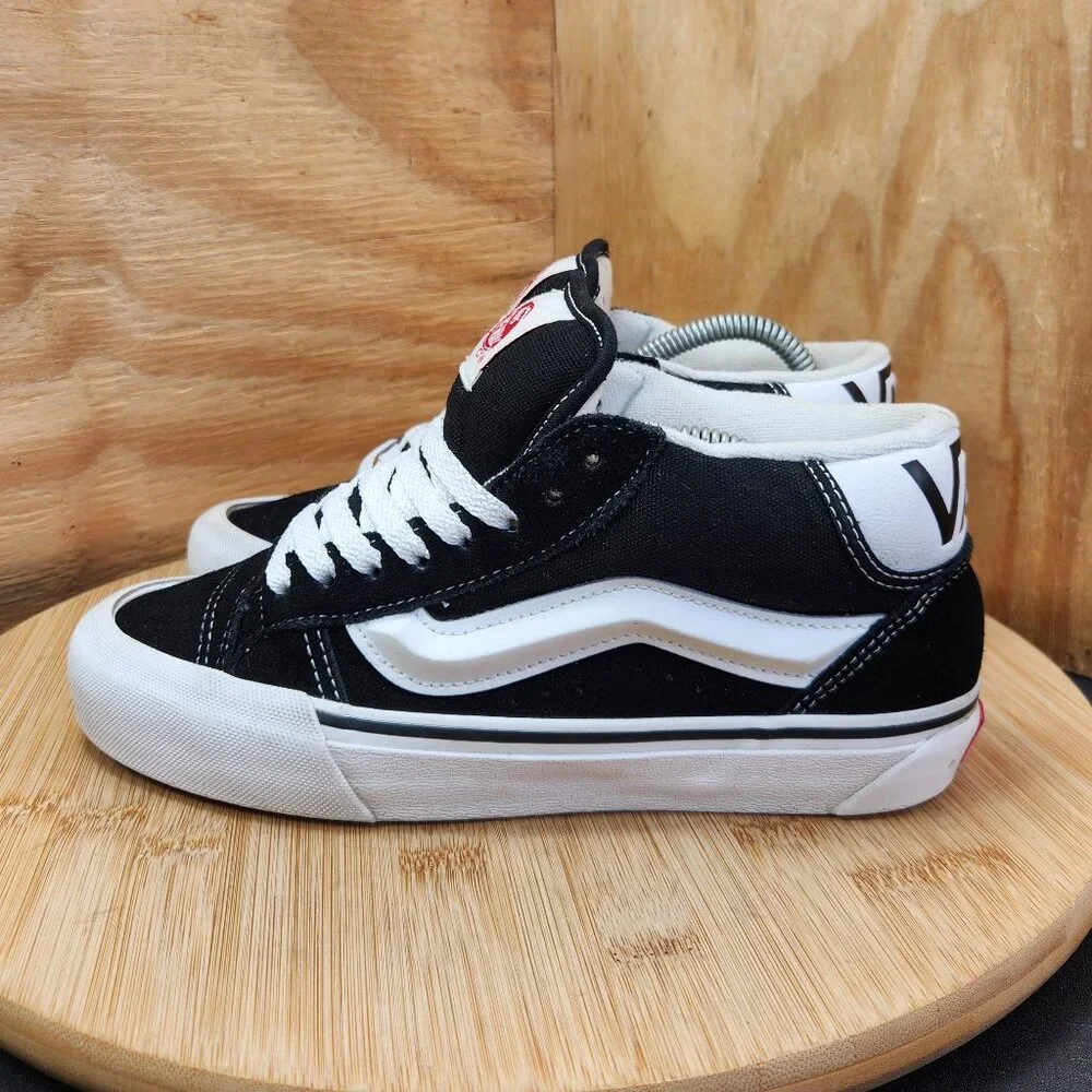 Vans Knu Mid Womens Black Sneakers Size 5.5 - Picture 4 of 9